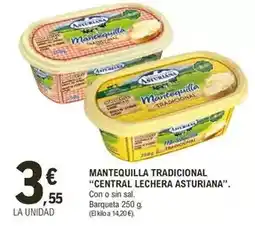 E.Leclerc Central lechera asturiana - mantequilla tradicional oferta