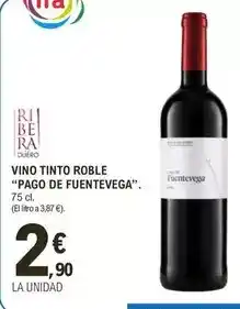 E.Leclerc Pago de carrovejas - vino tinto roble oferta