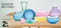 E.Leclerc Colección biot vidrio oferta