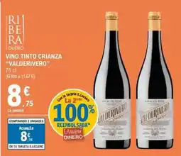 E.Leclerc Valderivero - vino tinto crianza oferta