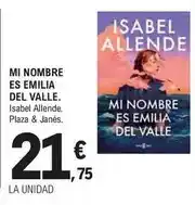 E.Leclerc El valle - mi nombre esmilia oferta