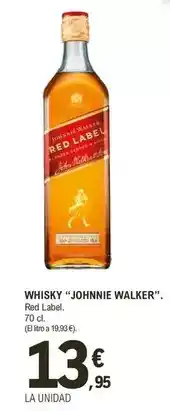 E.Leclerc Johnnie walker - whisky oferta