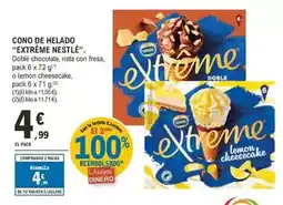 E.Leclerc Nestlé - cono de helado extreme oferta