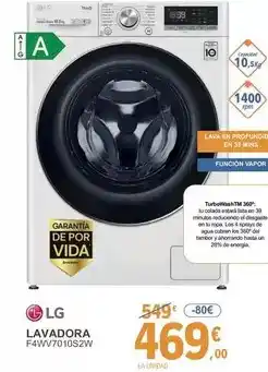 E.Leclerc Lg - lavadora f4wv7010s2w oferta