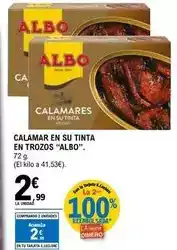 E.Leclerc Albo - calamar en su tinta en trozos oferta