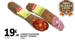 E.Leclerc Iglesias - chorizo o salchichon bellota oferta