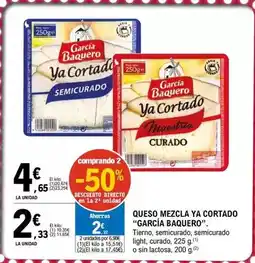 E.Leclerc García baquero - queso mezcla ya cortado oferta