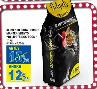 E.Leclerc Delipets - dog food alimento para perros mantenimiento oferta