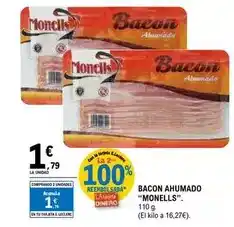 E.Leclerc Monells - bacon ahumado oferta