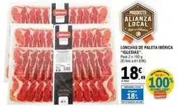 E.Leclerc Iglesias - lonchas de paleta iberica oferta