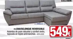 Rapimueble Confort - chaiselongue reversible oferta