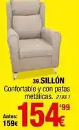 Rapimueble Confortable y con patas metalicas oferta