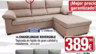Rapimueble Chaiselongue reversible oferta