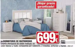 Rapimueble Blanco - dormitorio de matrimonio oferta