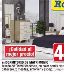 Rapimueble Nordik - dormitorio de matrimonio oferta
