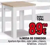 Rapimueble Blanco - mesa de comedor oferta