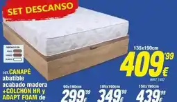 Rapimueble Hr - canape abatible acabatto madera oferta