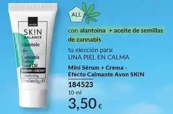 AVON Avon - mini serum + crema-efecto calmante skin 184523 oferta