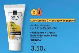 AVON Avon - mini sérum + crema - iluminador skin oferta