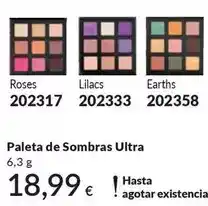 AVON Paleta de sombras ultra oferta