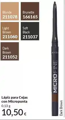 AVON Soft - lapiz para cejas con micropunta oferta