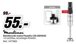 MediaMarkt Moulinex - batidora de mano powelix life dd953d oferta