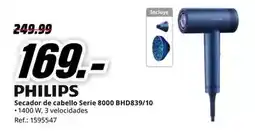 MediaMarkt Philips - secador de cabello serie 8000 bhd839/10 oferta