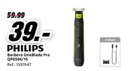 MediaMarkt Philips - barbero oneblade pro qp6506/15 oferta
