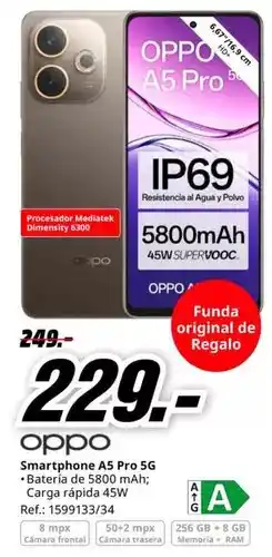 MediaMarkt Oppo - smartphone a5 pro 5g oferta