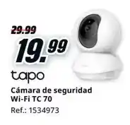MediaMarkt Tapo - cámara de seguridad wi-fi tc 70 oferta