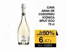 Plusfresc Codorniu - cava anna de icónica oferta