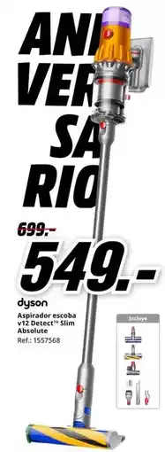 MediaMarkt Dyson - aspirador escoba con gas oferta
