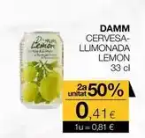 Plusfresc Damm - cervesa- llimonada lemon oferta