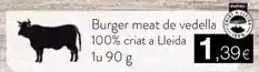 Plusfresc Burger meat de vedella 100% criat a lleida oferta