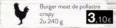 Plusfresc Burger meat de pollastre crispy oferta