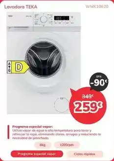 Mi electro Teka - lavadora wmk10620 oferta