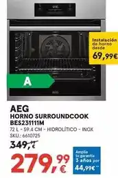 Worten Aeg - horno surroundcook bes231111m oferta
