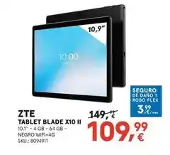 Worten Zte - tablet blade x10 ii oferta