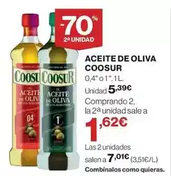 Hipercor Coosur - aceite de oliva oferta