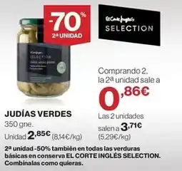 Hipercor Judias verdes oferta