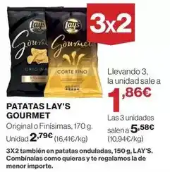 Hipercor Lay's - patatas gourmet oferta