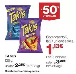 Hipercor Takis oferta
