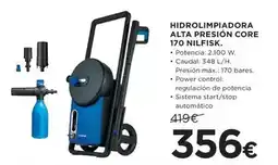 Hipercor Nilfisk - hidrolimpiadora alta presion core 170 oferta
