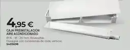BigMat Aire - caja preinstallacion acondicionado oferta