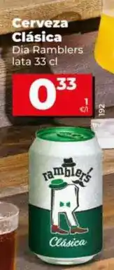 Dia Dia ramblers - cerveza clásica oferta