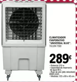 E.Leclerc Universal blue - climatizador evaporativo oferta