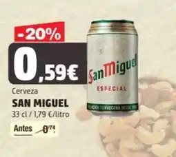 SPAR Fragadis San miguel - cerveza oferta
