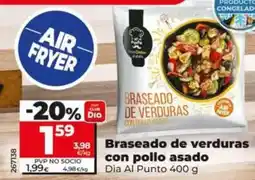 Dia Dia al punto - braseado de verduras con pollo asado oferta