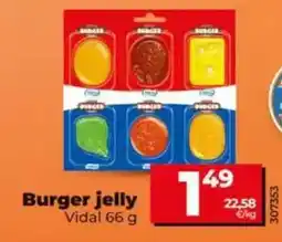 Dia Vidal - burger jelly oferta