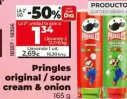 Dia Pringles - original / sour cream & onion oferta